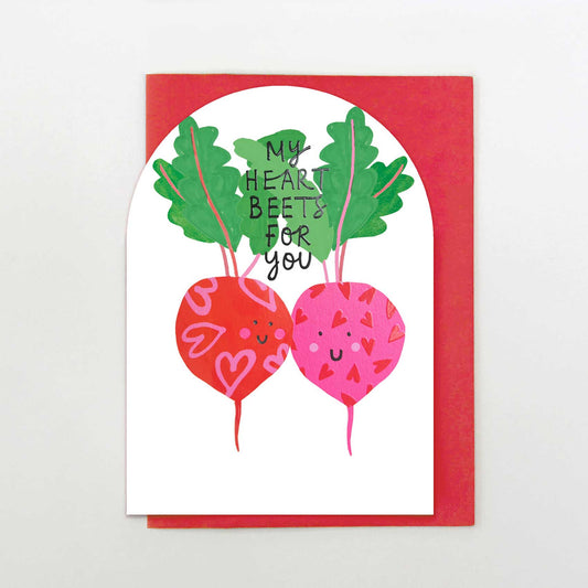 BA005-Stop The Clock-Card- My Heart Beets For You-Card-Moon & Back