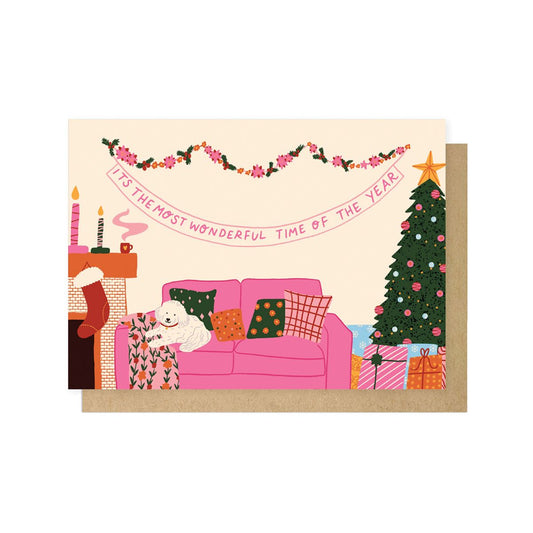 EMMLUP027C-East End Prints-Most Wonderful Time-Xmas Card-Emmy Lupin