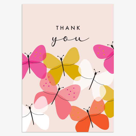 SST216-Think of Me-Thank You Butterflies-Card Pack-