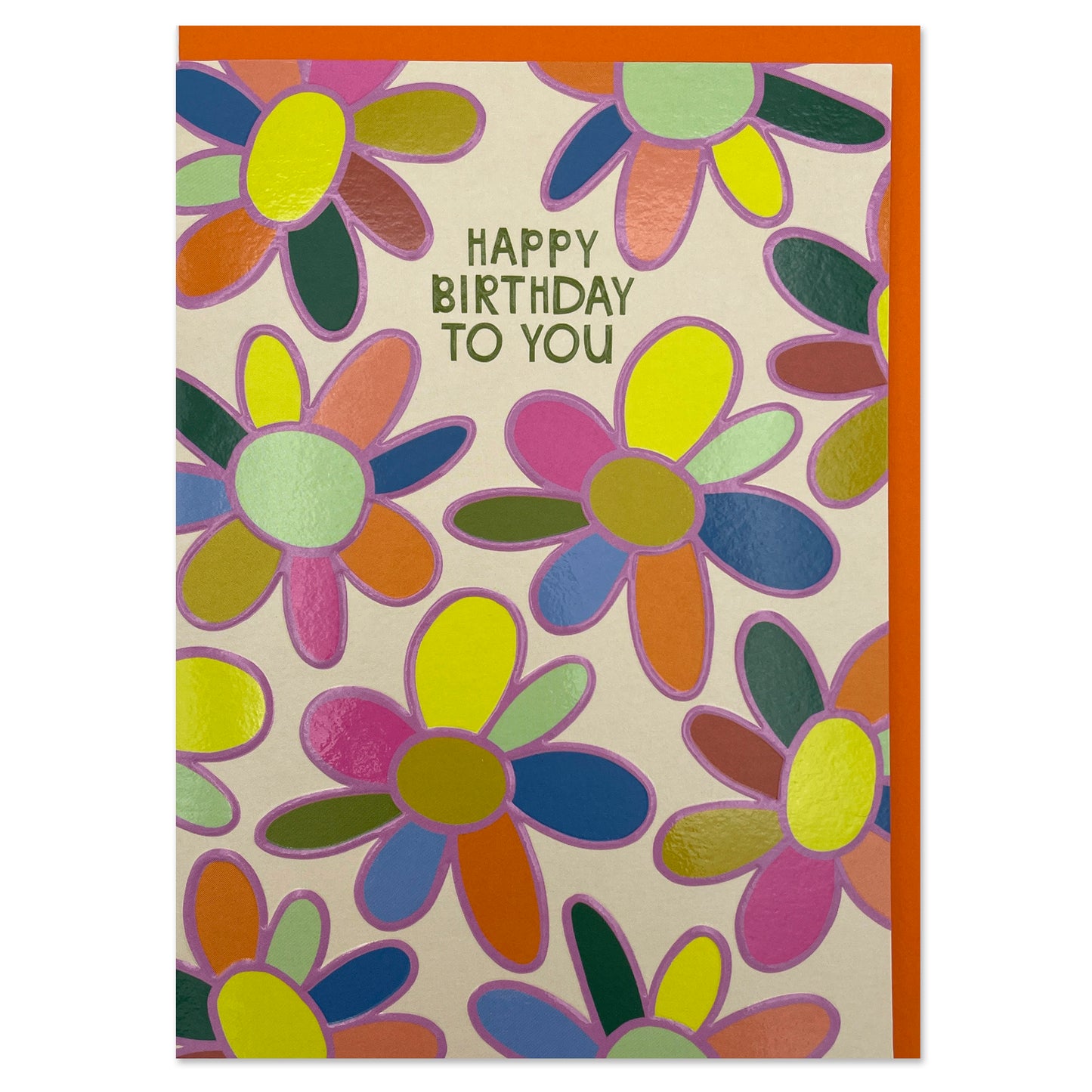 HPS035-Raspberry Blossom-Happy Birthday Flower-Card-Happiness