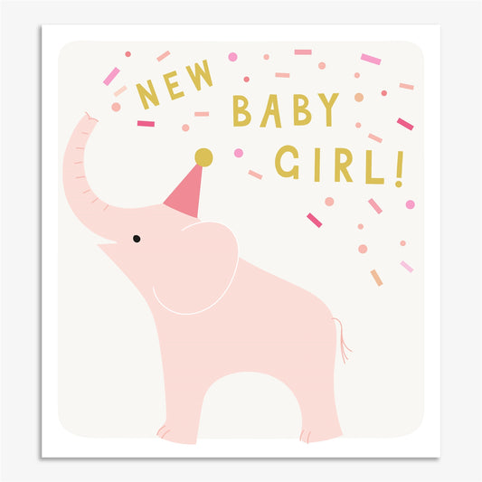 FIZ061-Think of Me-New Baby Girl-Card-Fizz