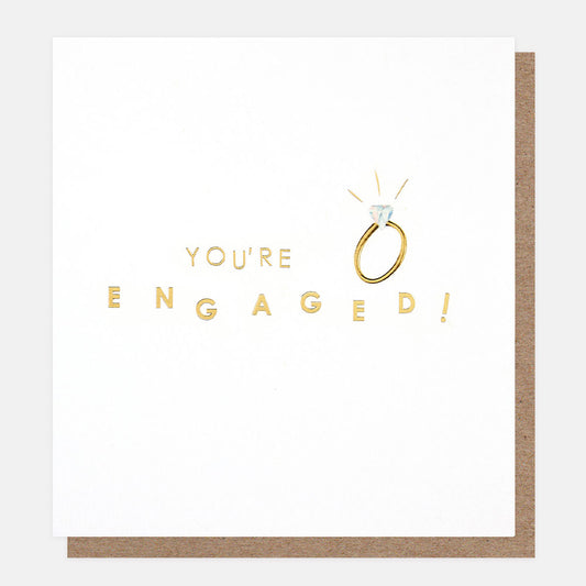 TNC025-Caroline G-Youre Engaged-Card-Tiny Canvas