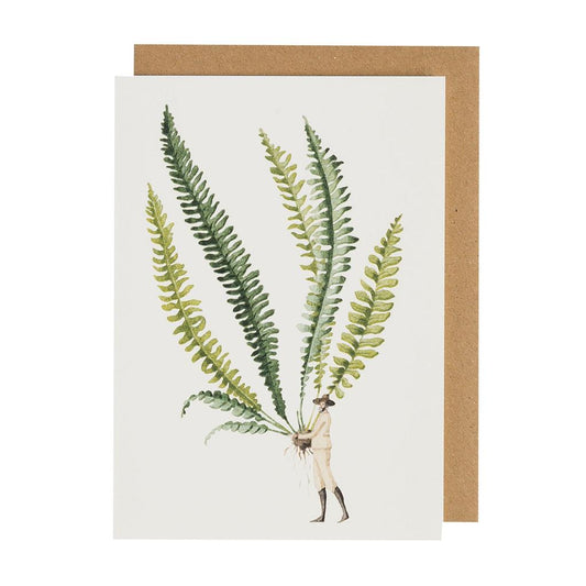 GC025-Laura Stoddart-Fabulous Ferns 1-Greeting Cards-Card