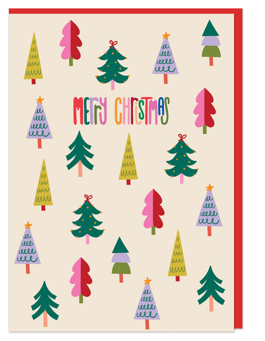 HPS020-Raspberry Blossom-Xmas Card-Happiness