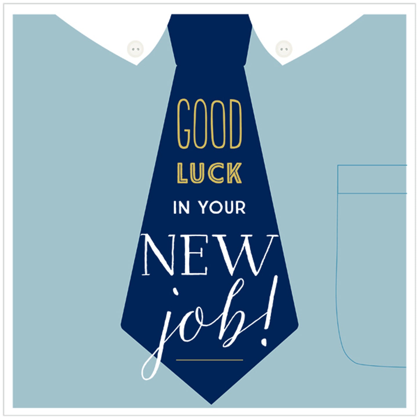 ZL008-Think of Me-Good Luck In New Job-XLCard-Large Cards