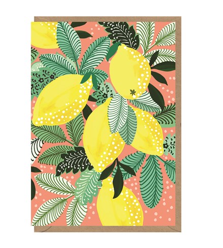 HON008-Earlybird-Lemons-Card-Honey