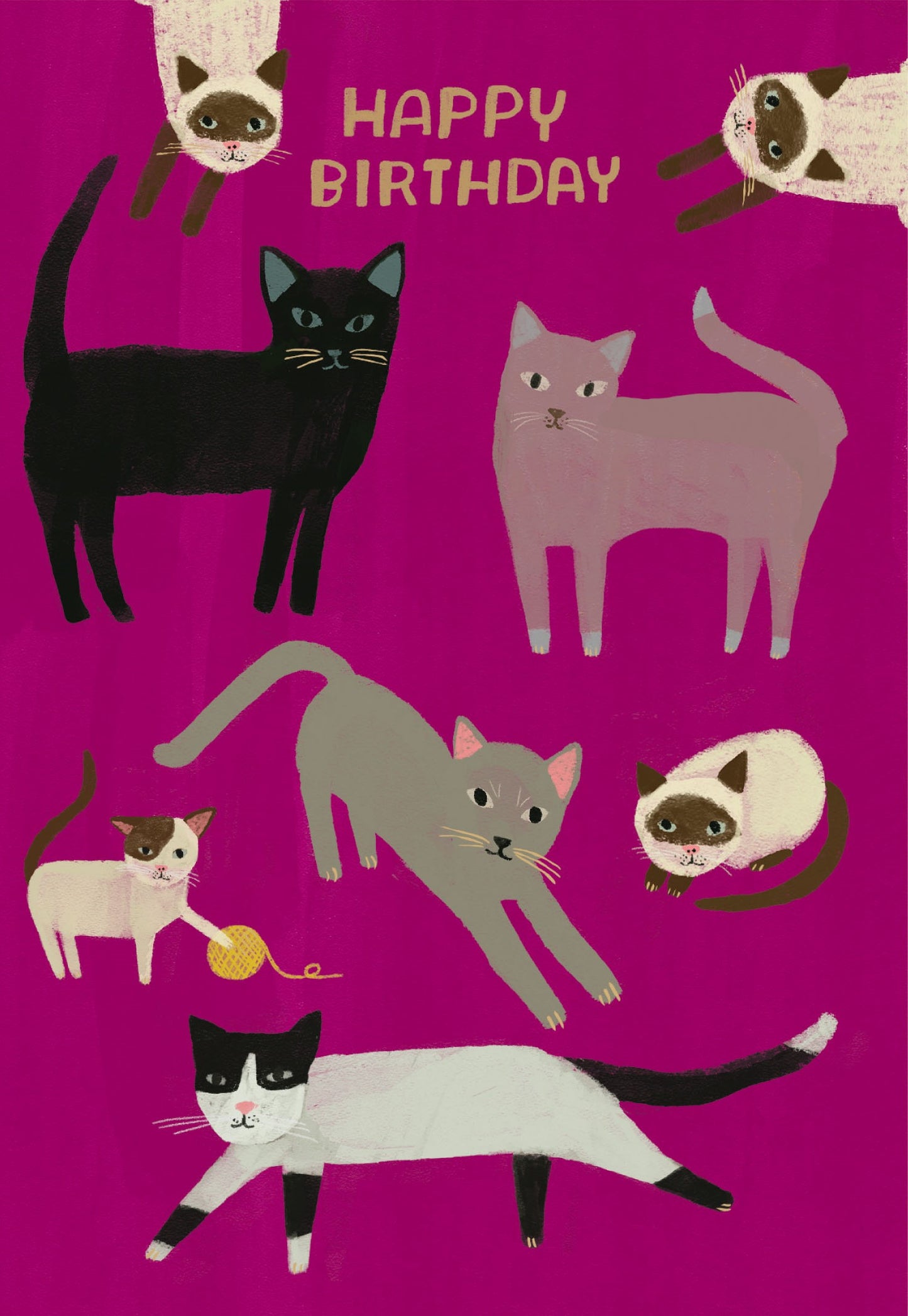 GCN410-Roger La B-Playful Cats-Card-