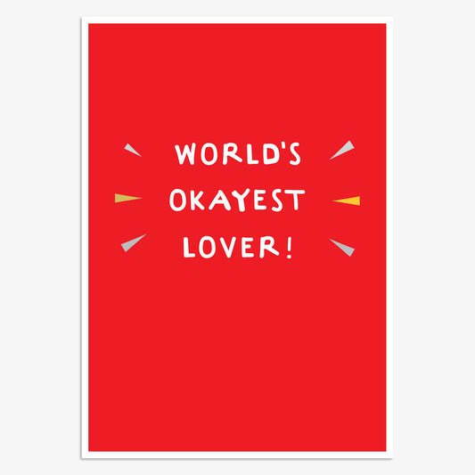 VLN010-Think of Me-World'S Okayest Lover-Card-Valentine Luna