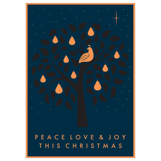 BMX002-Think of Me-Peace Love & Joy-Xmas Card-Belmond