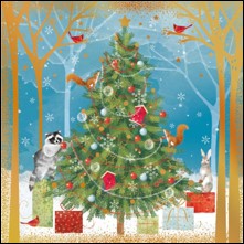 9653500074-Editor Groupe-Forest Christmas Tree-Xmas Card-Sno