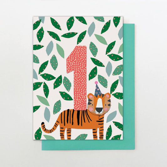 YW033-Stop The Clock-Boy Age 1 Tiger-Card-Young & Wild