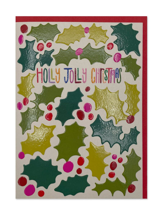 HPS043-Raspberry Blossom-Xmas Card-Happiness