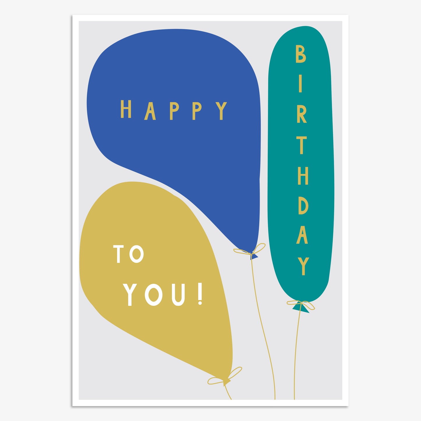 PV032-Think of Me-Happy Birthday To You Balloons-Card-Pura Vida