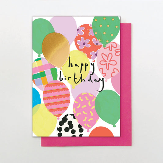 SU008-Stop The Clock-Birthday Balloons-Card-Super Duper