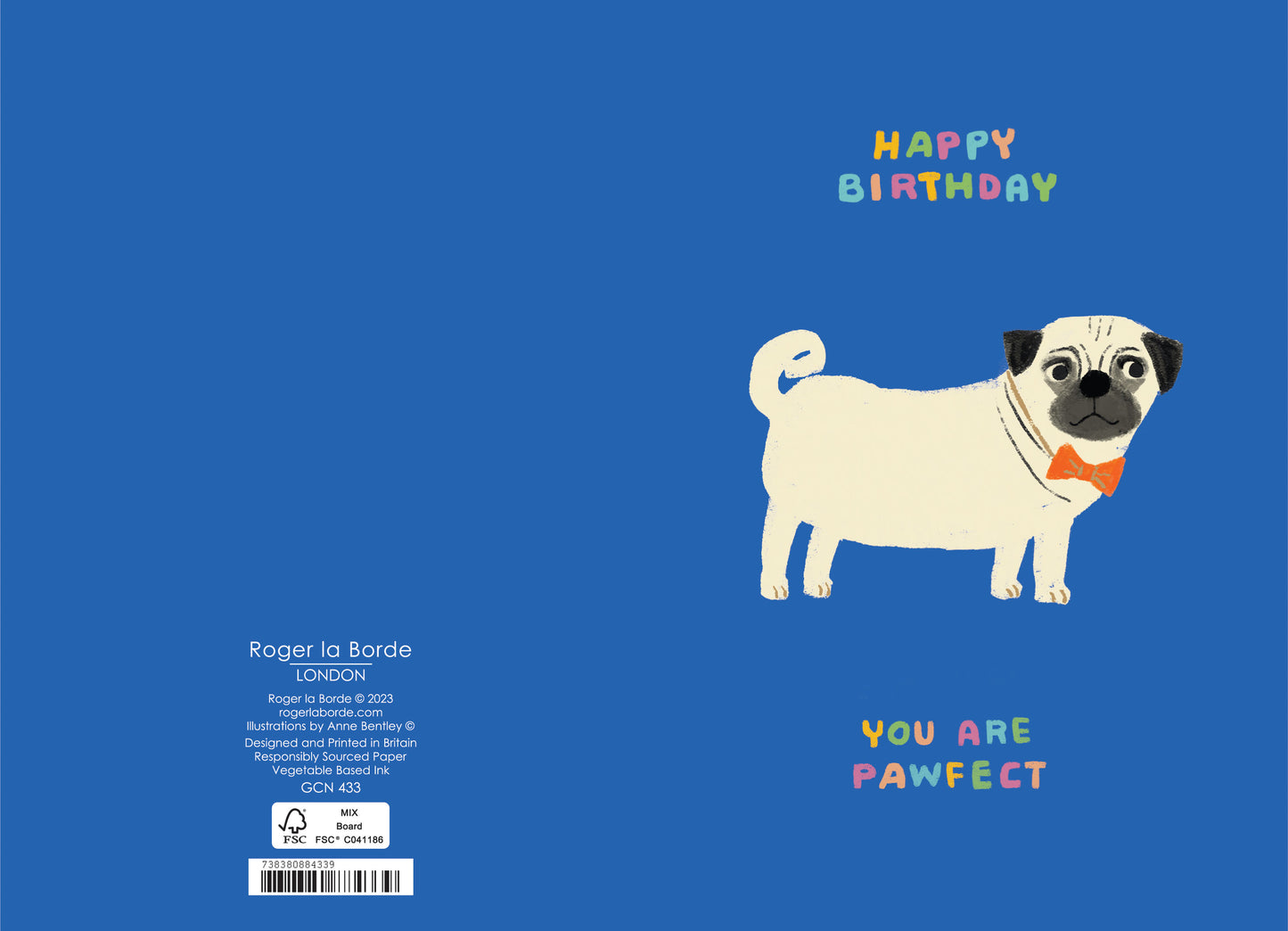 GCN433-Roger La B-Pawfect Pug-Card-