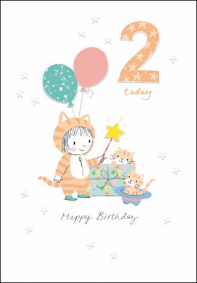 490774-Woodmansterne-G 2Nd Birthday-Card-Jane Massey