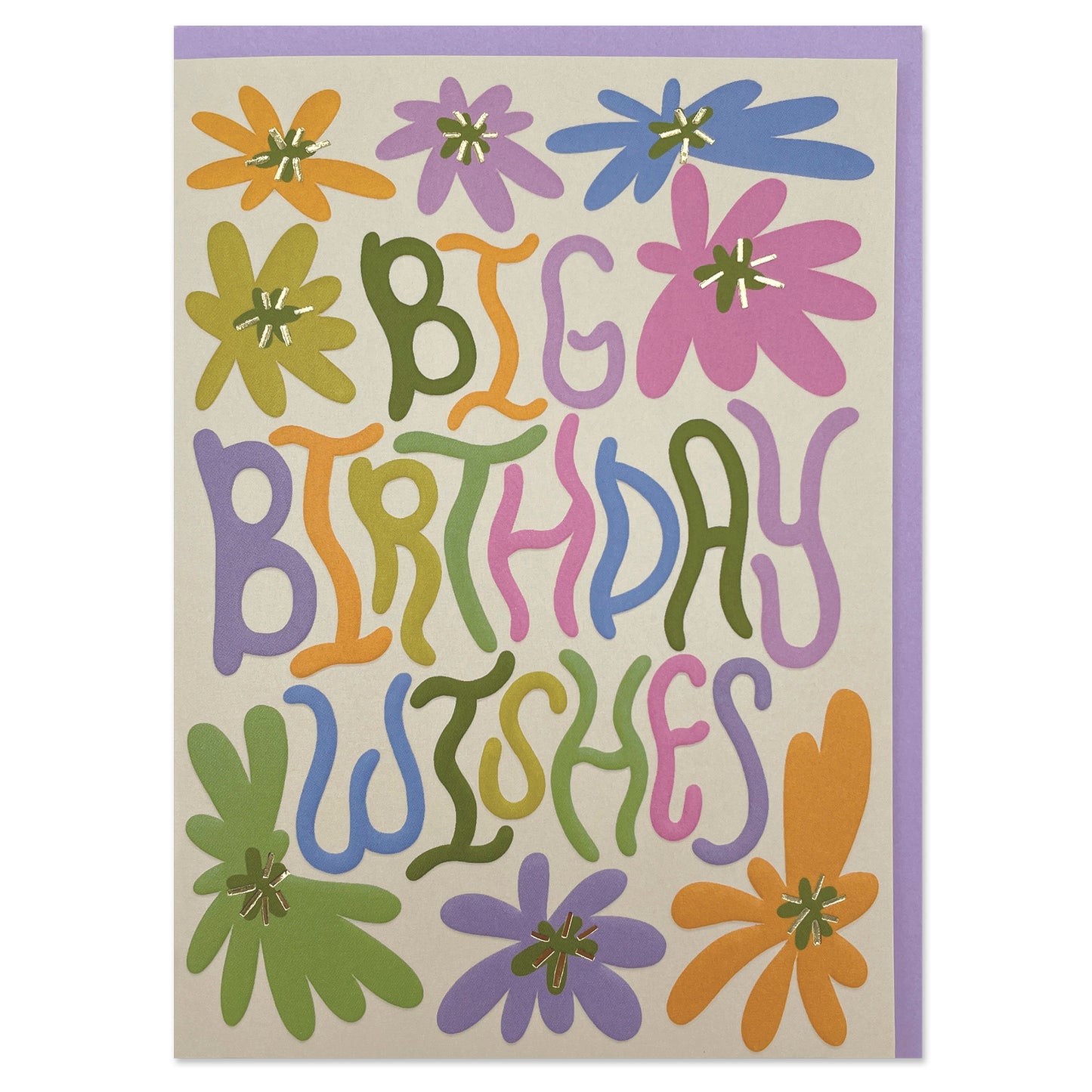 NUR003-Raspberry Blossom-Big Birthday Wishes-Card-Nurture