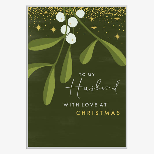 APX007-Think of Me-To My Husband-Xmas Card-Aspen