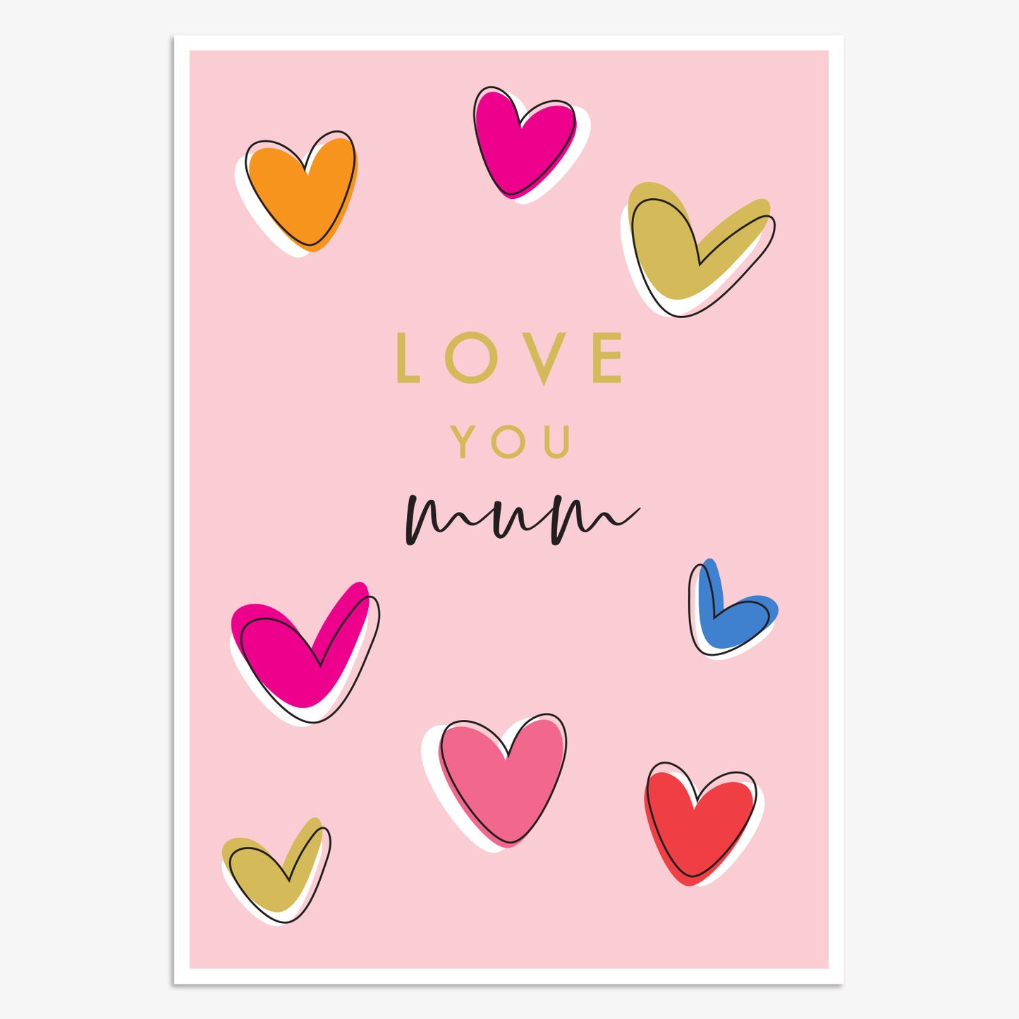 MKN006-Think of Me-Love You Mum-Card-