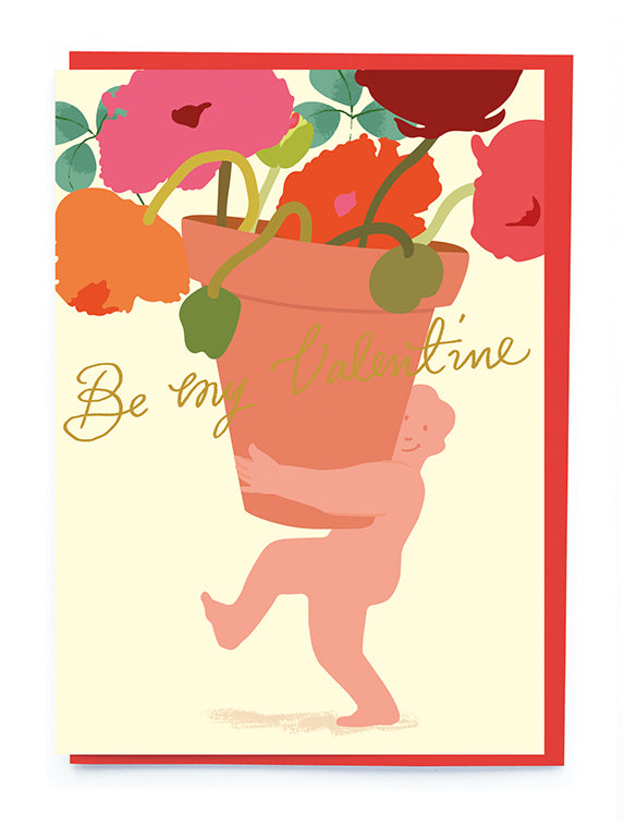 NL272-Noi-Be My Valentine Bouquet Vday-Card-