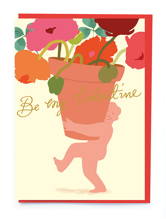 NL272-Noi-Be My Valentine Bouquet Vday-Card-