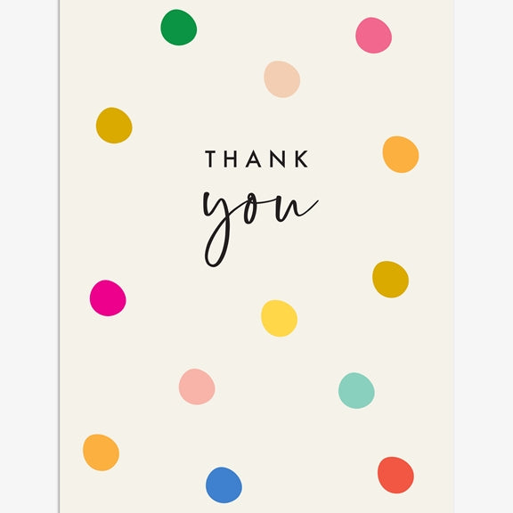 SST194-Think of Me-Thank You Dotty-Card Pack-8Pk