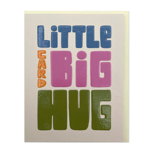 LIJ014-Raspberry Blossom-A Little Card Big Hug-Card-Little Joys