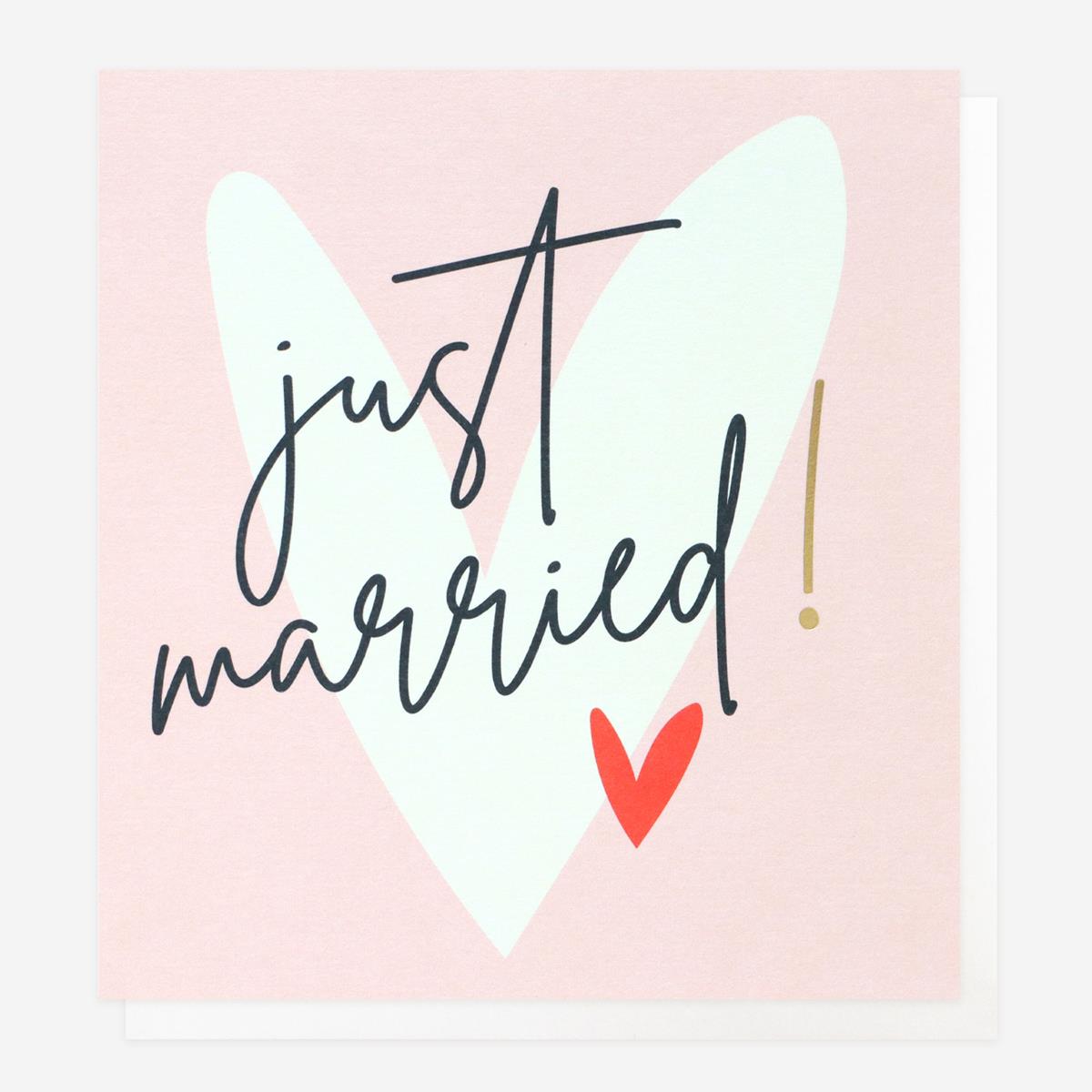 FUN024-Caroline G-Just Married-Card-Funtastic