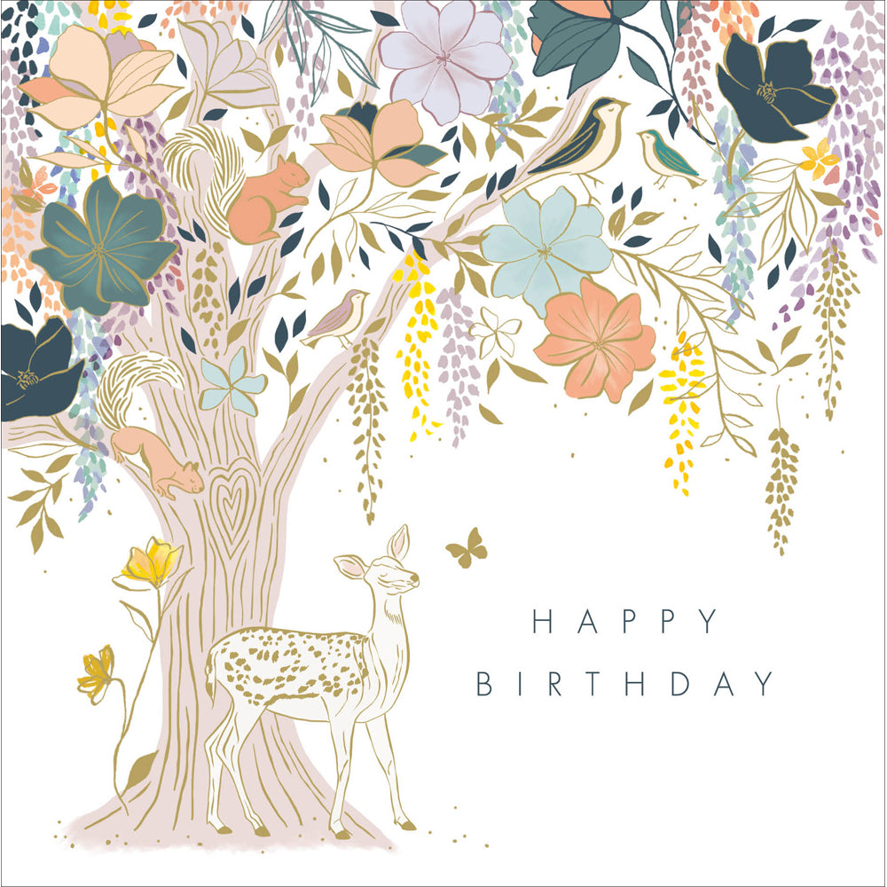 520372-Woodmansterne-Q Wishing You A Wonderful Birthday-Card-Hazel By Charlotte Mason