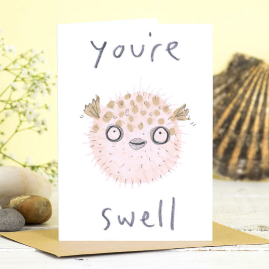 0544-Jo Clark Design-You'Re Swell Card-Card-