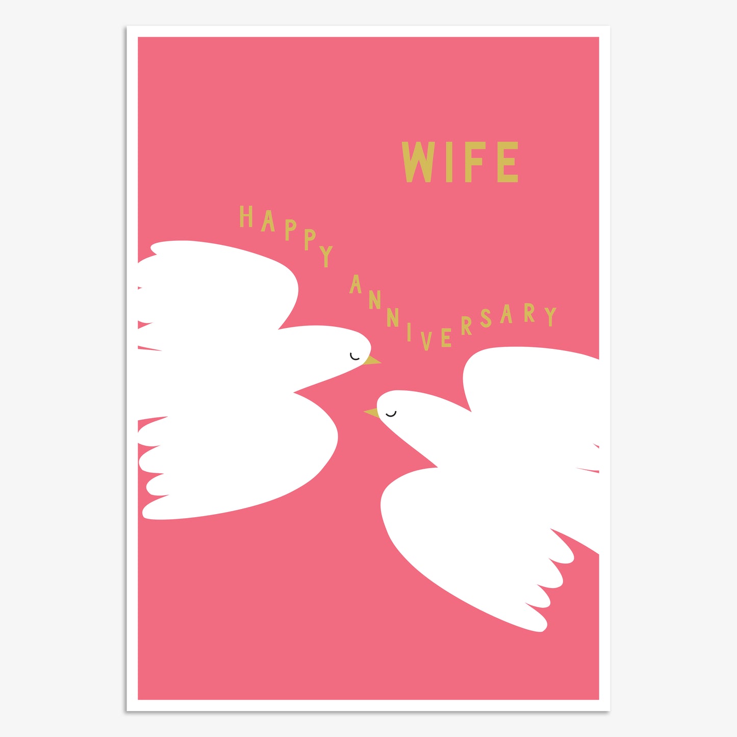 PV016-Think of Me-Wife Happy Anniversary-Card-Pura Vida