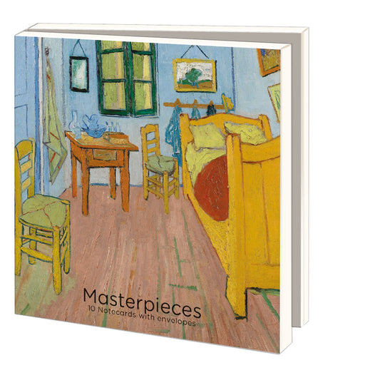 WMC1165-Bekking & Blitz-Vincent Van Gogh - Masterpieces Van Gogh Museum-10 Notecards With Envelopes Various Designs-Notewallet-