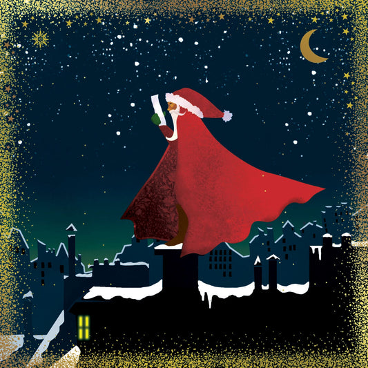 9653500005-Editor Groupe-Santa-Xmas Card-Sno