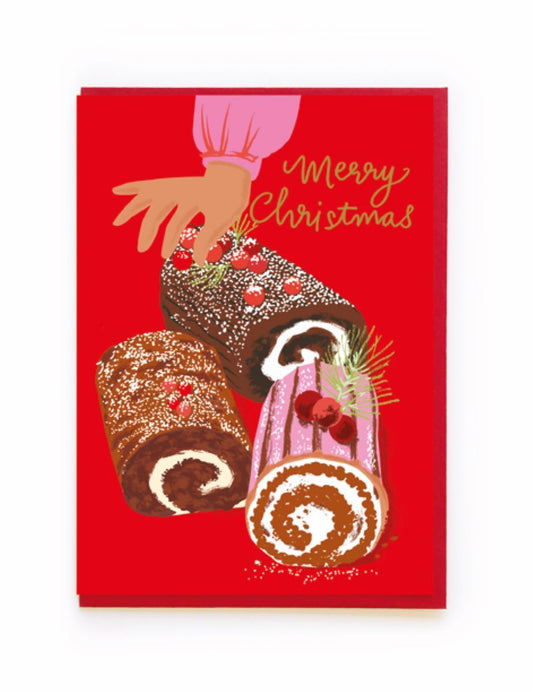 BP019-Noi-Yule Logs-Xmas Card-Christmas Cards