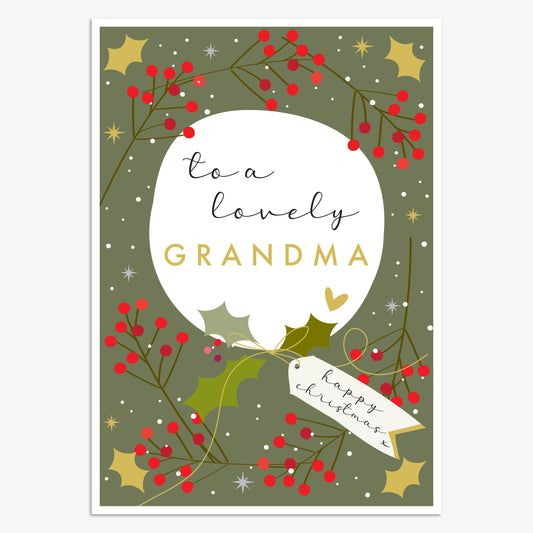 WDX013-Think of Me-Grandma-Xmas Card-Wonder