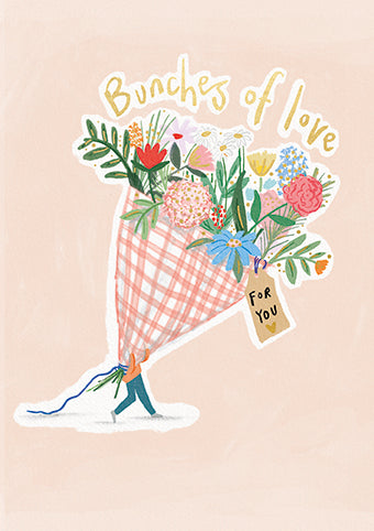 OMK036K-Meraki-Bunches Of Love-Card-Open Love