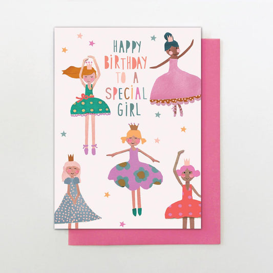 YW012-Stop The Clock-Princess Birthday-Card-Young & Wild