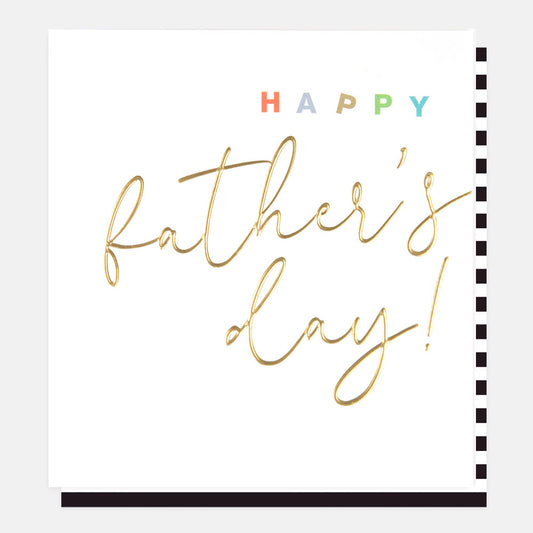 MTY019-Caroline G-Happy Father'S Day Text-Card-