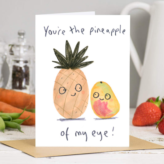 0877-Jo Clark Design-You'Re The Pineapple Of My Eye-Card-