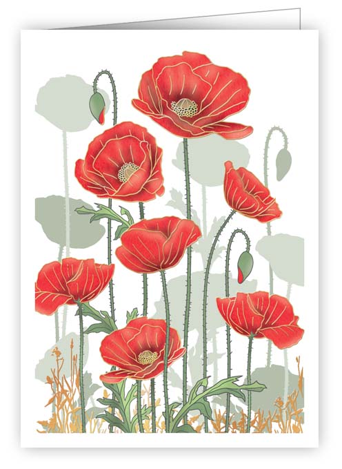 6938-Quire-Poppies-Gift Tags-Minicard Classic