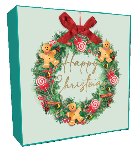 XLSB107-Second Nature-Happy Christmas 6Pk-Xmas Card Pack-Sparkle Boxed Cards