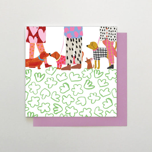 AC012-Stop The Clock-Dog Walkers-Card-Art Card