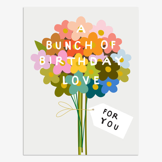 BP008-Think of Me-Bunch Of Birthday Love-Card-Boop