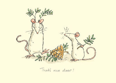 XM088-Two Bad Mice-That's Nice Deer-Xmas Card