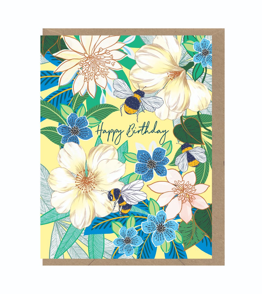 HON021-Earlybird-Birthday Bees-Card-Honey