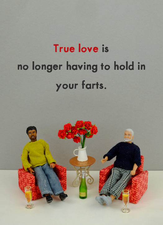 JJR078-Bold & Bright-True Love Farts (Men)-Card-