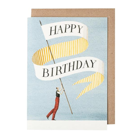 GC031-Laura Stoddart-Happy Birthday Gentleman-Greeting Cards-Card