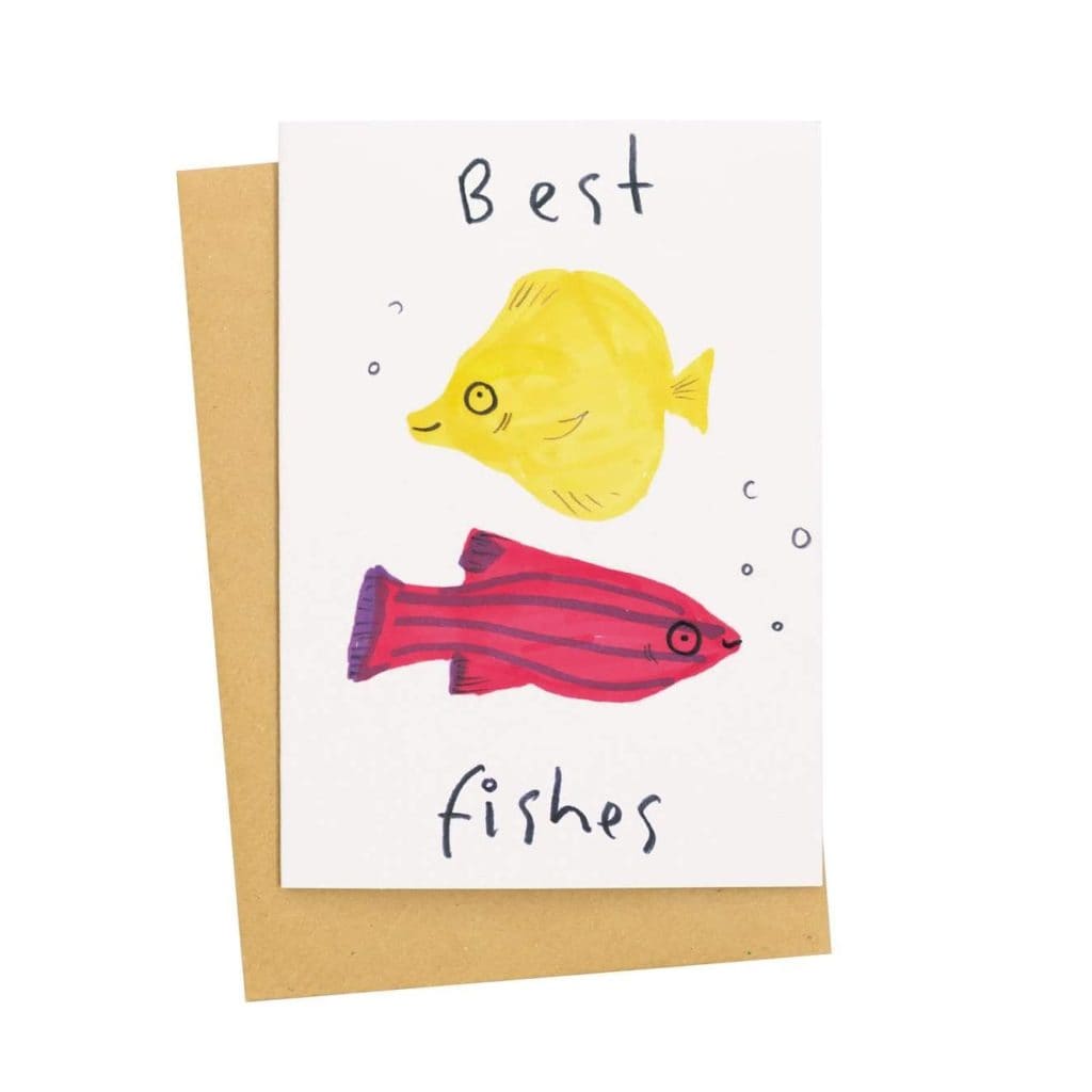 0543-Jo Clark Design-Best Fishes Card-Card-