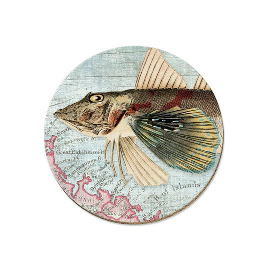 TWC047 Live Wires Kumukumu Fish Coaster