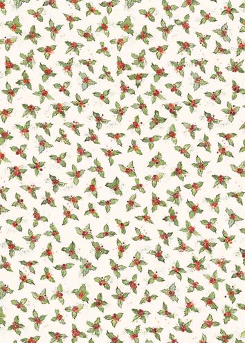 X1761271-Deva Designs-Icons Holly-Xmas Wrap-